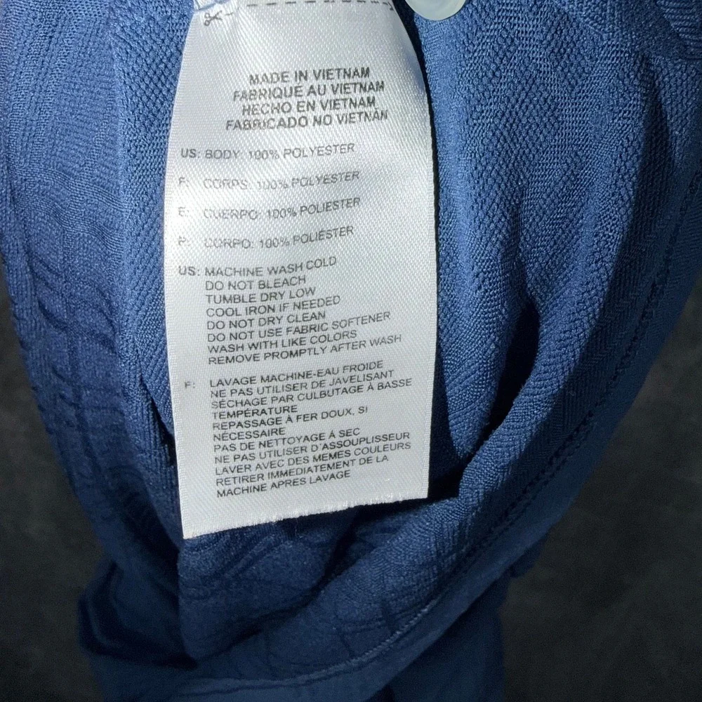 Adidas Mens Puremotion Golf Polo Shirt Size 4XL‎ Blue Short Sleeve